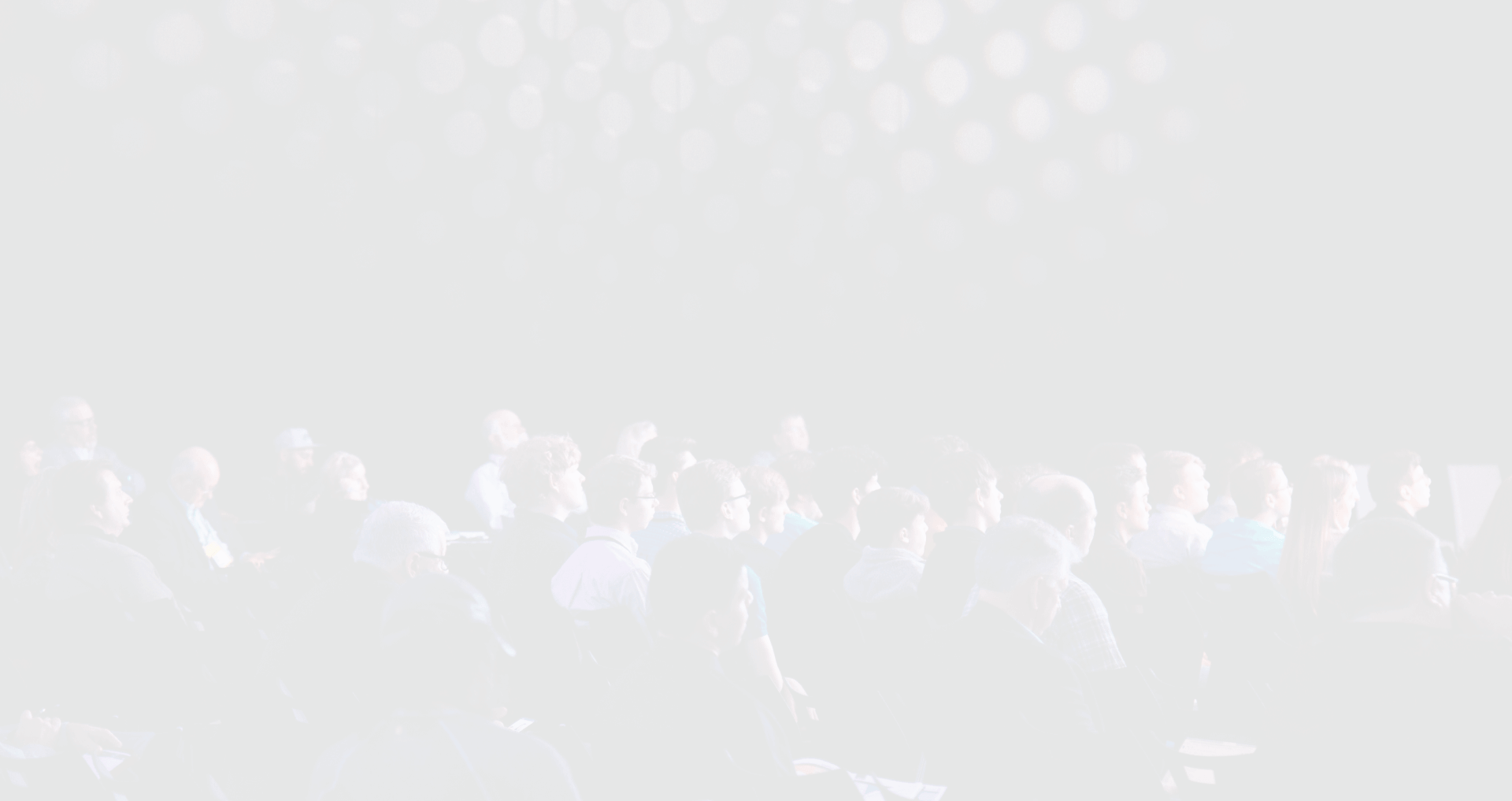 Conference crowd